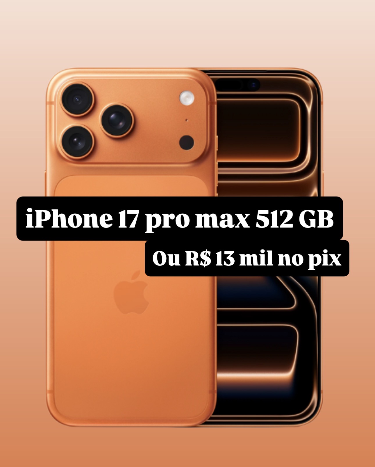 iPhone 17 pro max 512 GB