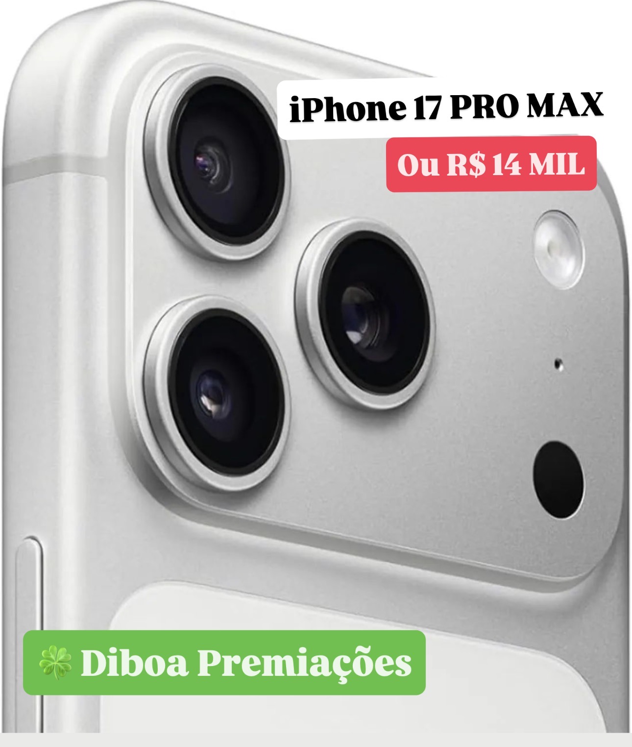 iPhone 17 PRO MAX ou PIX DE 14 MIL 
