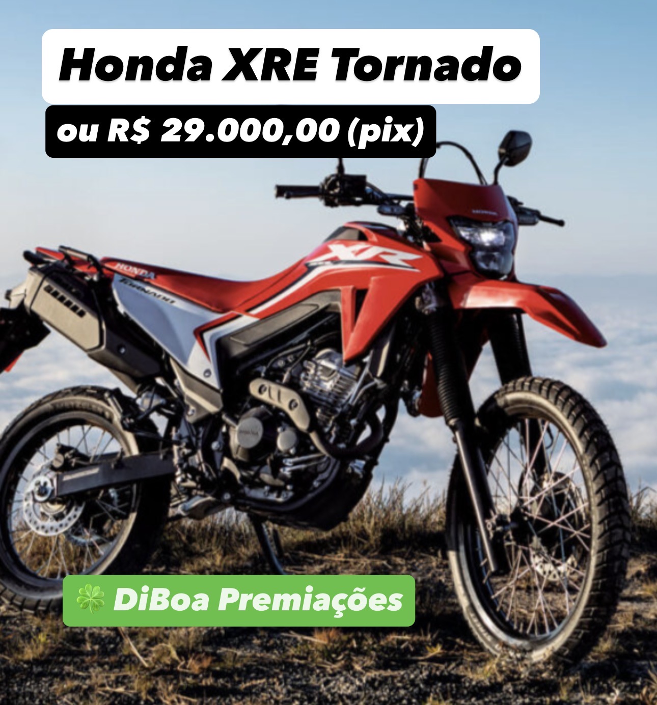 Honda XRE 300 tornado ou 29 mil