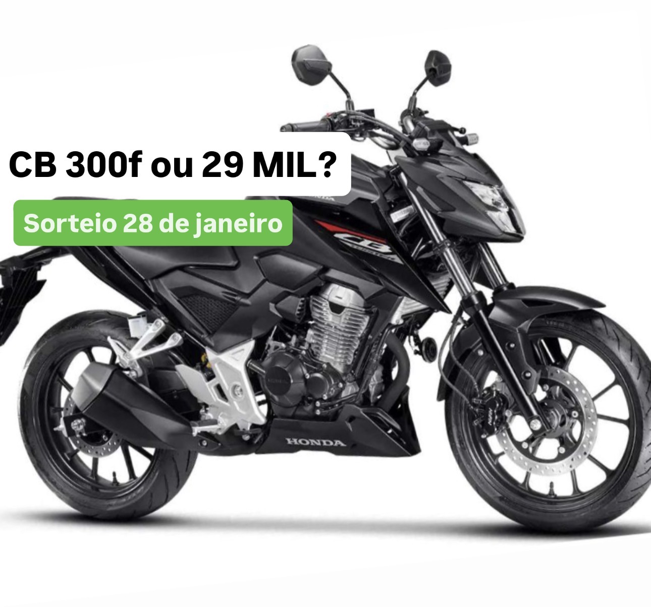 CB 300f ou 29 mil