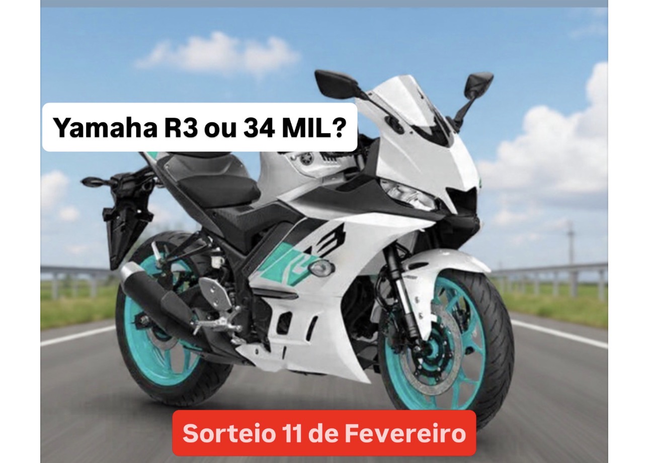 Yamaha R3 ou 34 mil
