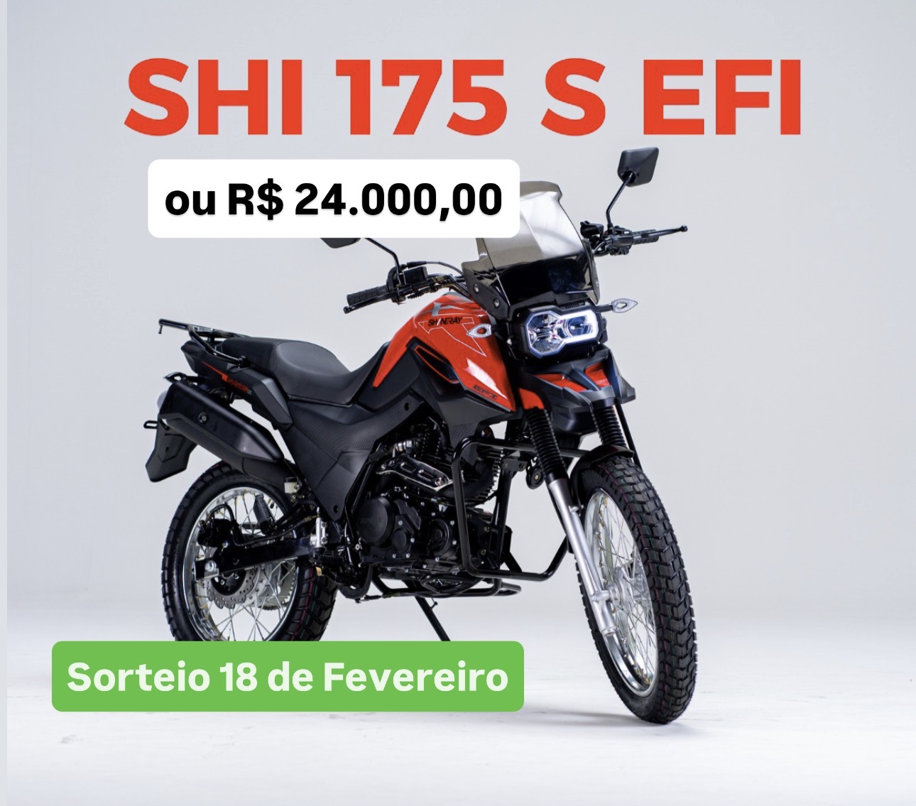 SHINERAY 250cc ou 24 mil