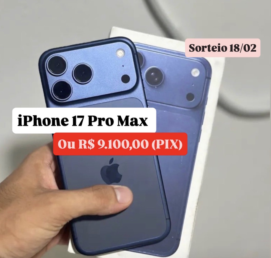 iPhone 17 ou 9.100,00